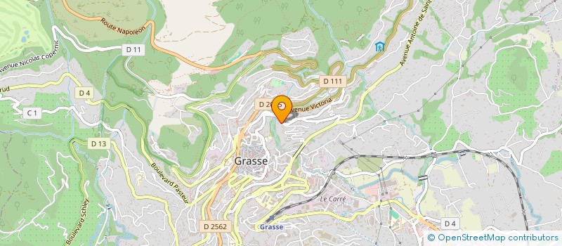 localisation de l'entreprise MONSIEUR AXEL LONGEPIERRE  GRASSE