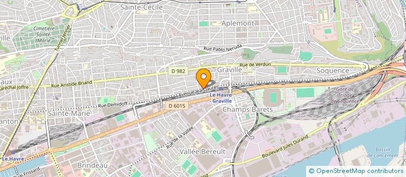 localisation de l'entreprise MONSIEUR AXEL MAILLARD  LE HAVRE