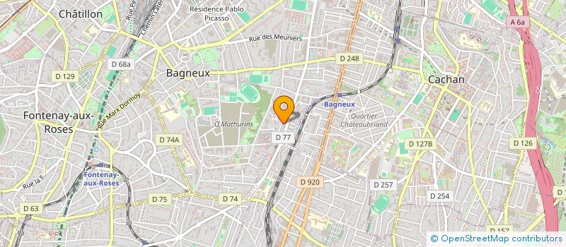 localisation de l'entreprise MONSIEUR AXEL MAJOR à BAGNEUX