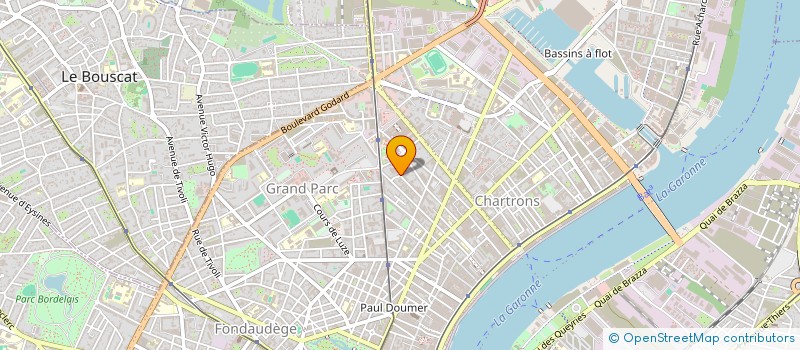 localisation de l'entreprise MONSIEUR AXEL MAKOUNDOU  BORDEAUX