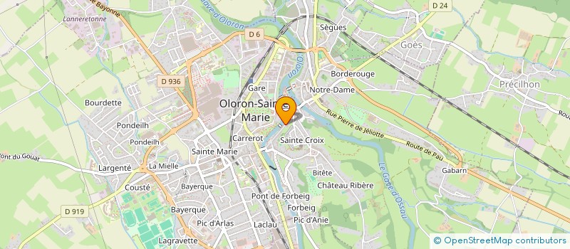 localisation de l'entreprise MONSIEUR AXEL MANESSE  OLORON-SAINTE-MARIE