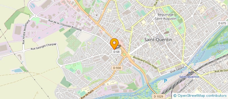 localisation de l'entreprise MONSIEUR AXEL MANGIN à SAINT-QUENTIN