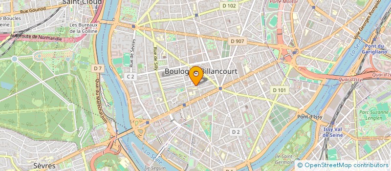 localisation de l'entreprise MONSIEUR AXEL MANNESSIEZ à BOULOGNE-BILLANCOURT