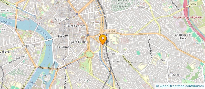 localisation de l'entreprise MONSIEUR AXEL MARIE MOLINIE  TOULOUSE