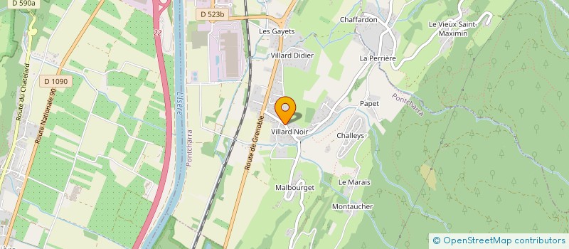 localisation de l'entreprise MONSIEUR AXEL MARIE SAUDEMONT à PONTCHARRA