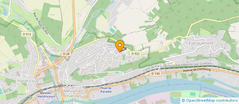 localisation de l'entreprise MONSIEUR AXEL MARIMOUTOU  MEULAN-EN-YVELINES