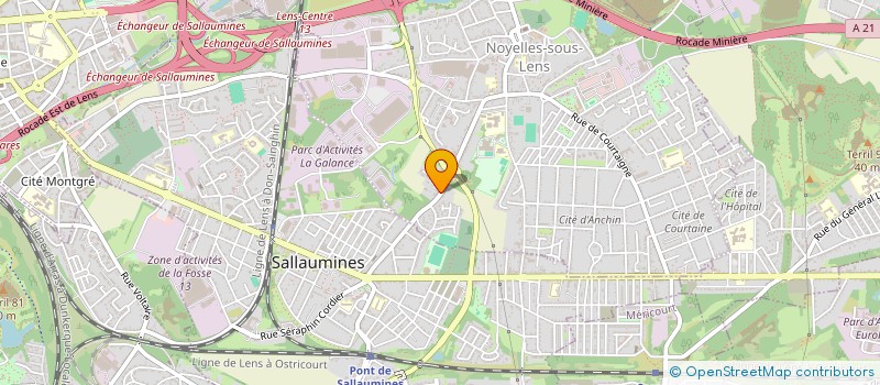 localisation de l'entreprise MONSIEUR AXEL MASSEY  NOYELLES-SOUS-LENS