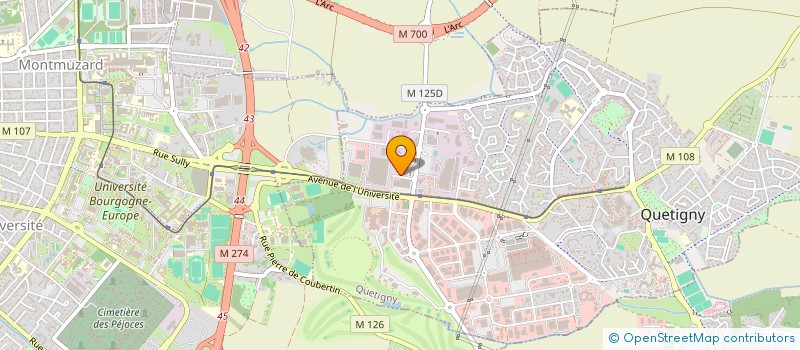 localisation de l'entreprise MONSIEUR AXEL MAUBLANC  QUETIGNY