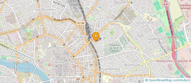 localisation de l'entreprise MONSIEUR AXEL MAURY  TOULOUSE