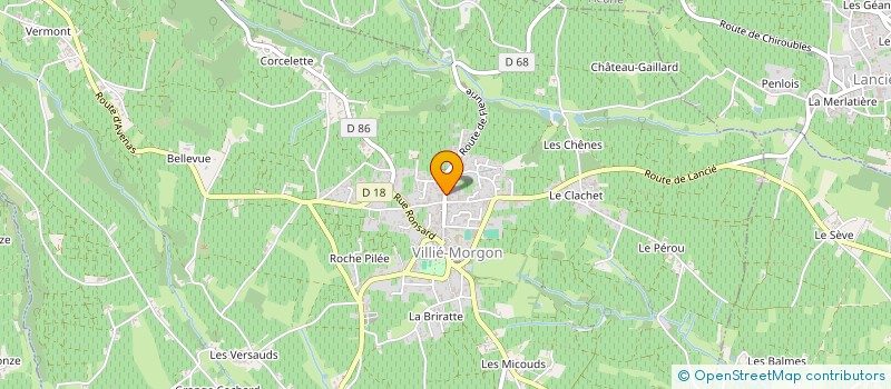 localisation de l'entreprise MONSIEUR AXEL MAZIER à FLEURIE
