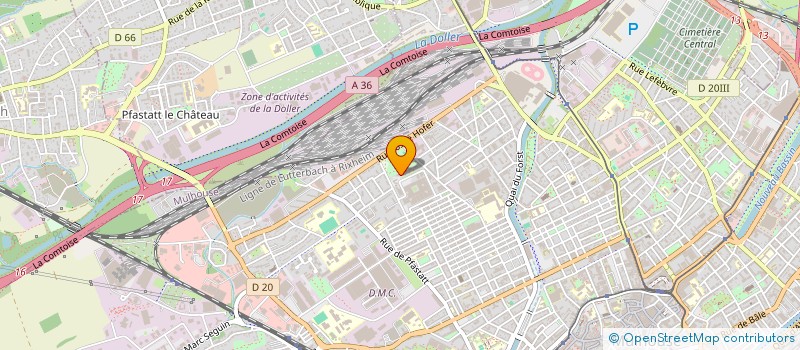 localisation de l'entreprise MONSIEUR AXEL MELTZ  MULHOUSE