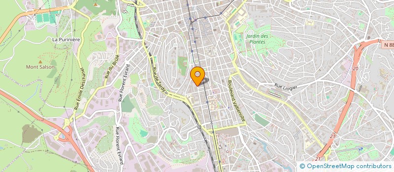 localisation de l'entreprise MONSIEUR AXEL MEYONG  SAINT-ETIENNE