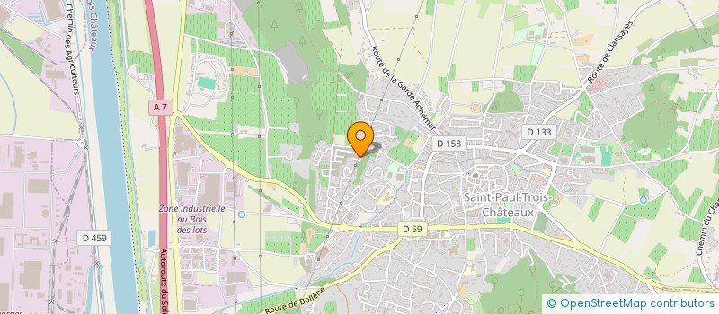 localisation de l'entreprise MONSIEUR AXEL MILLA  SAINT-PAUL-TROIS-CHATEAUX