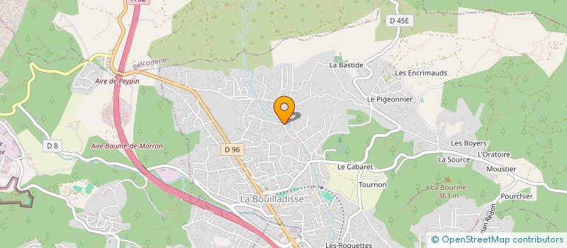 localisation de l'entreprise MONSIEUR AXEL MILLET  LA BOUILLADISSE