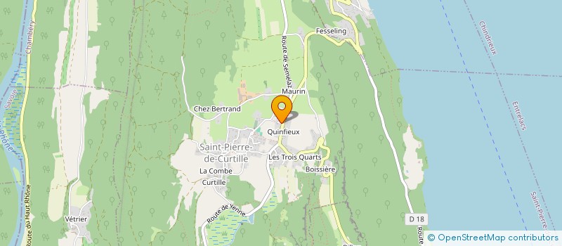 localisation de l'entreprise MONSIEUR AXEL MONCHAMP  SAINT-PIERRE-DE-CURTILLE