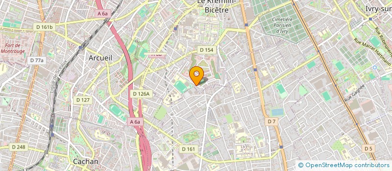 localisation de l'entreprise MONSIEUR AXEL MONLOUIS-BONNAIRE  LE KREMLIN-BICETRE