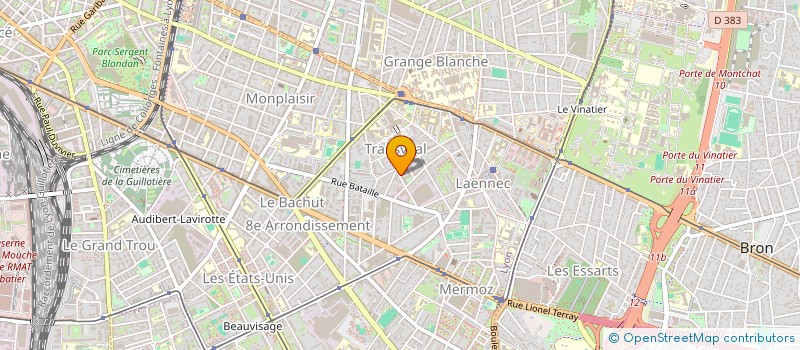 localisation de l'entreprise MONSIEUR AXEL MOREL  LYON