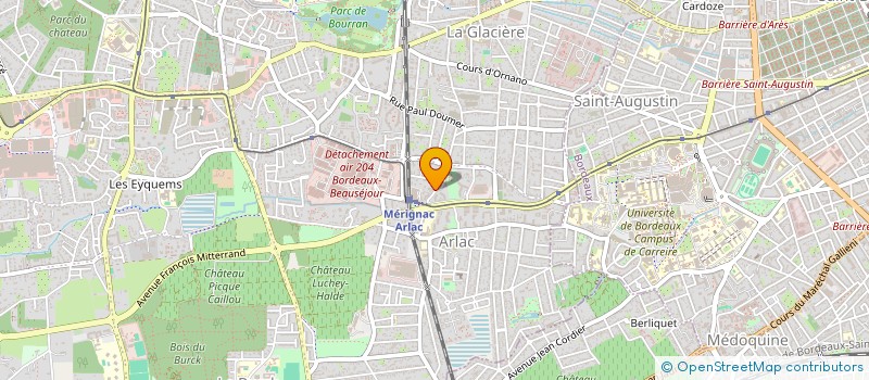 localisation de l'entreprise MONSIEUR AXEL NAUD  MERIGNAC
