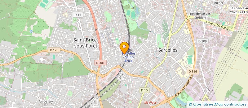localisation de l'entreprise MONSIEUR AXEL NGOYI-MACK à SAINT-BRICE-SOUS-FORET