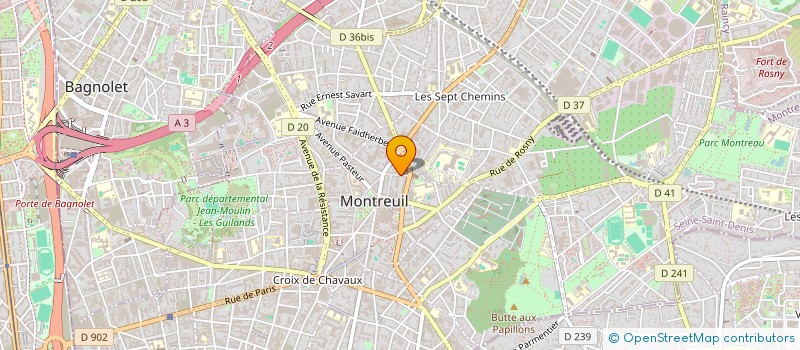 localisation de l'entreprise MONSIEUR AXEL NKUSU-KUNDUBA à MONTREUIL