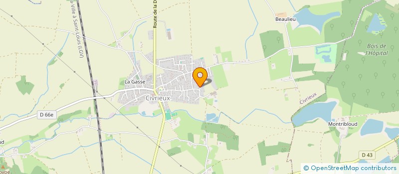 localisation de l'entreprise MONSIEUR AXEL NOYERIE  CIVRIEUX