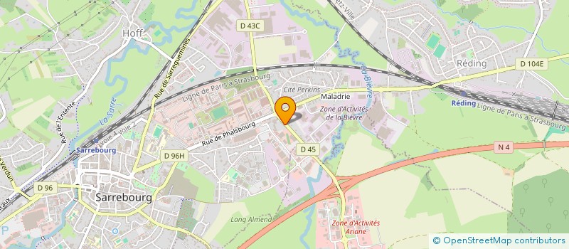 localisation de l'entreprise MONSIEUR AXEL ODSTRCIL  SARREBOURG