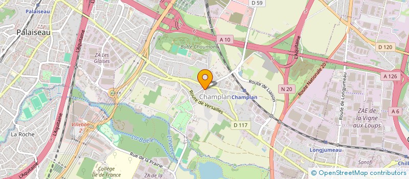 localisation de l'entreprise MONSIEUR AXEL OLIVIER ROBIN  SAULX-LES-CHARTREUX