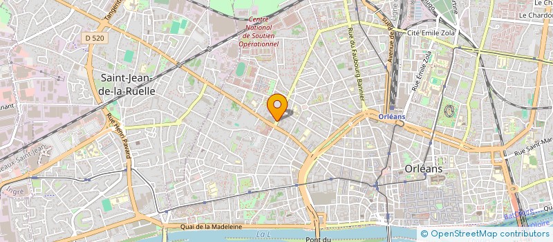 localisation de l'entreprise MONSIEUR AXEL ORUBOR à ORLEANS