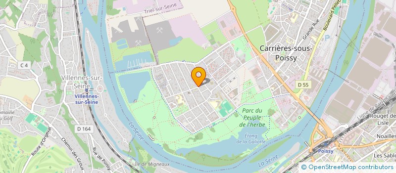 localisation de l'entreprise MONSIEUR AXEL PACALIN  CARRIERES-SOUS-POISSY