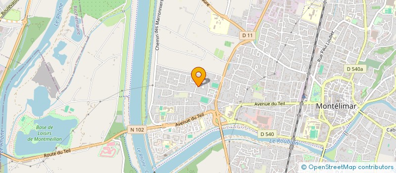localisation de l'entreprise MONSIEUR AXEL PAGLIARELLA  MONTELIMAR