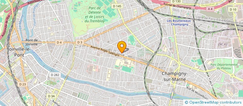 localisation de l'entreprise MONSIEUR AXEL PARIS à CHAMPIGNY-SUR-MARNE