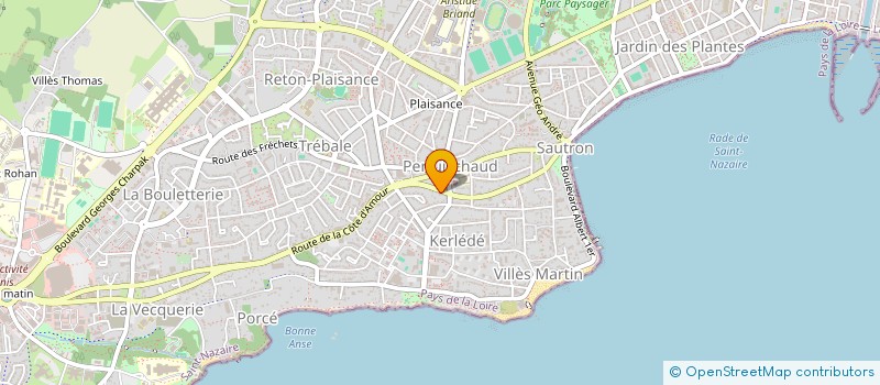 localisation de l'entreprise MONSIEUR AXEL PASQUIER  SAINT-NAZAIRE