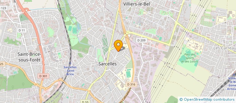 localisation de l'entreprise MONSIEUR AXEL PEMBELE à SARCELLES