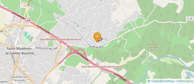 localisation de l'entreprise MONSIEUR AXEL PERRIN à SAINT-MAXIMIN-LA-SAINTE-BAUME