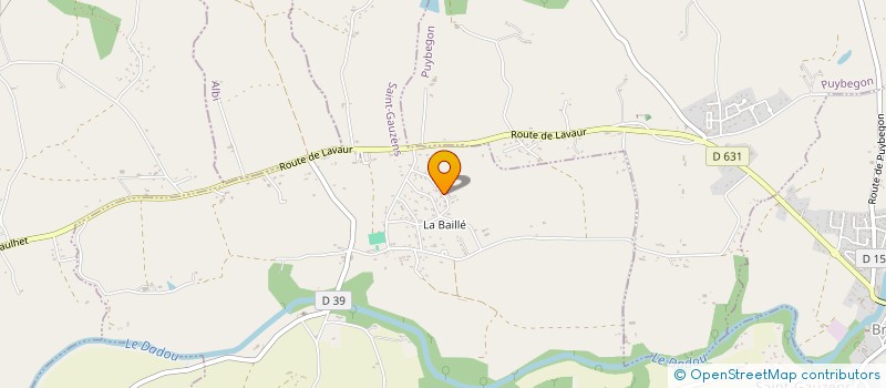 localisation de l'entreprise MONSIEUR AXEL PEYRAT  SAINT-GAUZENS