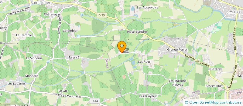 localisation de l'entreprise MONSIEUR AXEL PEYSSON  ARNAS