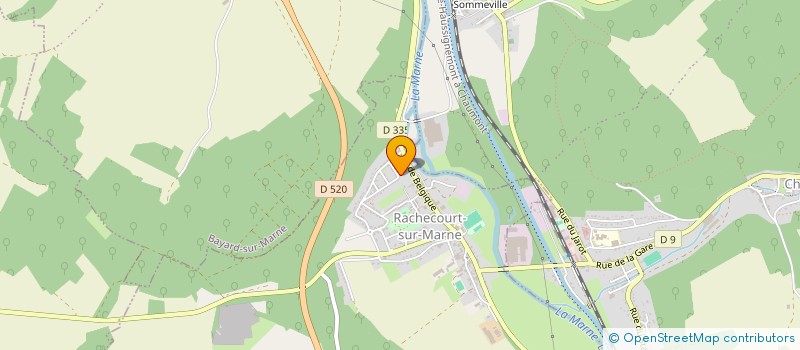 localisation de l'entreprise MONSIEUR AXEL PHILIPPE  RACHECOURT-SUR-MARNE