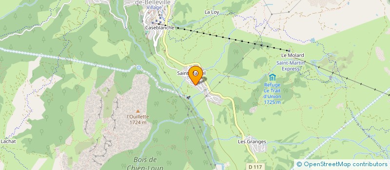 localisation de l'entreprise MONSIEUR AXEL PIANTONI  LES BELLEVILLE