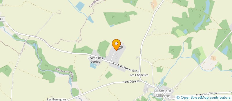 localisation de l'entreprise MONSIEUR AXEL PIETRUS à AILLANT-SUR-MILLERON