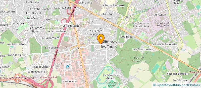 localisation de l'entreprise MONSIEUR AXEL POCAI  CHAMBRAY-LES-TOURS