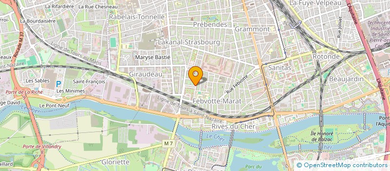 localisation de l'entreprise MONSIEUR AXEL POIGET  TOURS