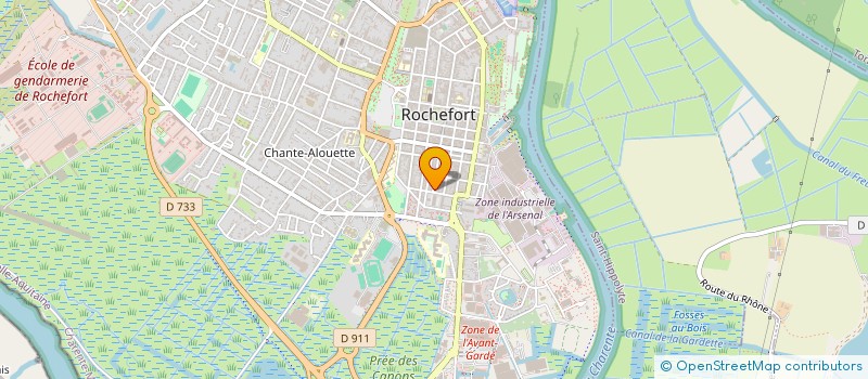 localisation de l'entreprise MONSIEUR AXEL POLLET  ROCHEFORT