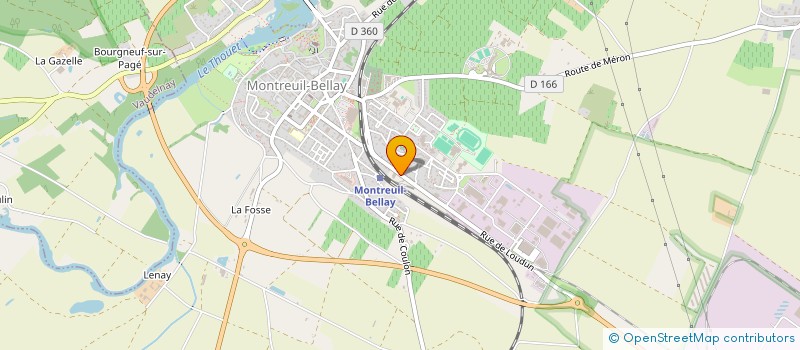 localisation de l'entreprise MONSIEUR AXEL POTIER  MONTREUIL-BELLAY