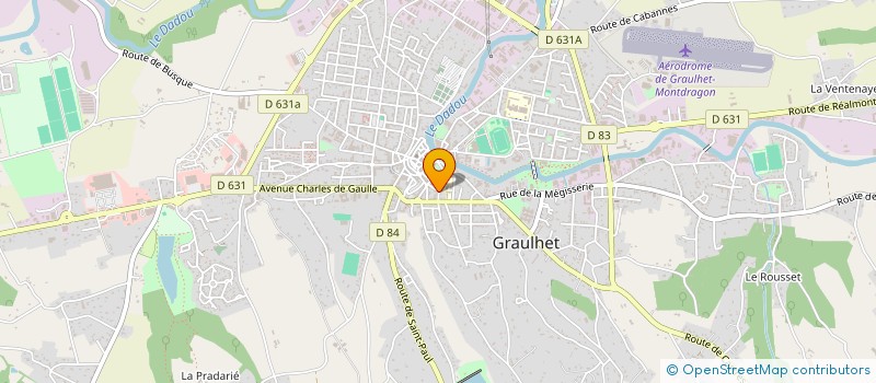 localisation de l'entreprise MONSIEUR AXEL POUGET à GRAULHET