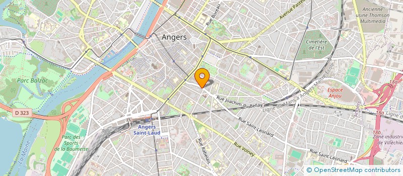 localisation de l'entreprise MONSIEUR AXEL PRUDHOMME à ANGERS