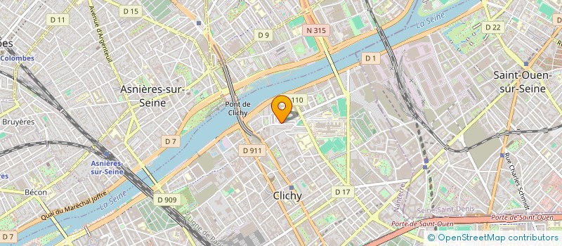 localisation de l'entreprise MONSIEUR AXEL QUERBEL à CLICHY