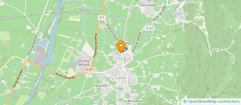 localisation de l'entreprise MONSIEUR AXEL RANDAZZO  FAUCON