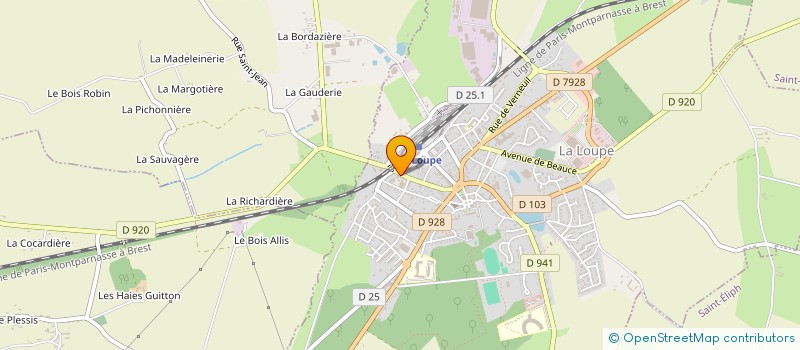 localisation de l'entreprise MONSIEUR AXEL REGNIER à LA LOUPE