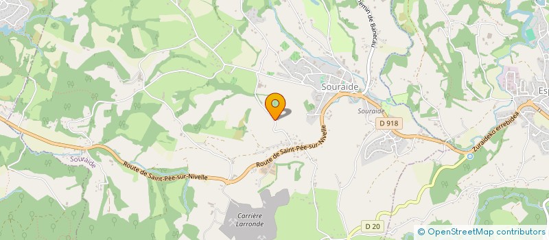 localisation de l'entreprise MONSIEUR AXEL RIESCO à SOURAIDE