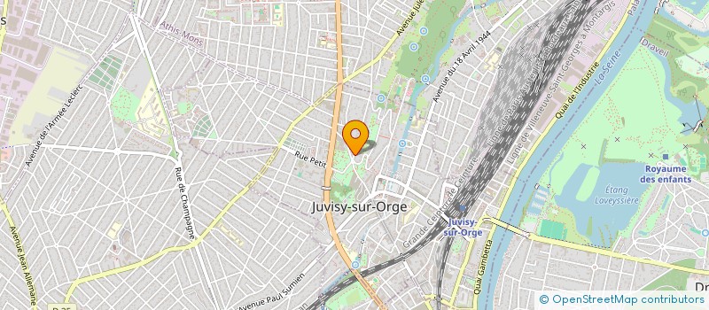 localisation de l'entreprise MONSIEUR AXEL RIONDET à JUVISY-SUR-ORGE